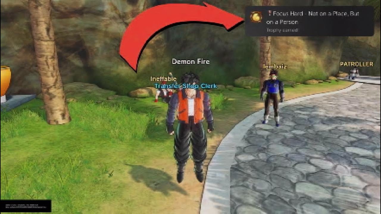 How To Get The Trophy Focus Hard - Not on a Place, But on a Person!