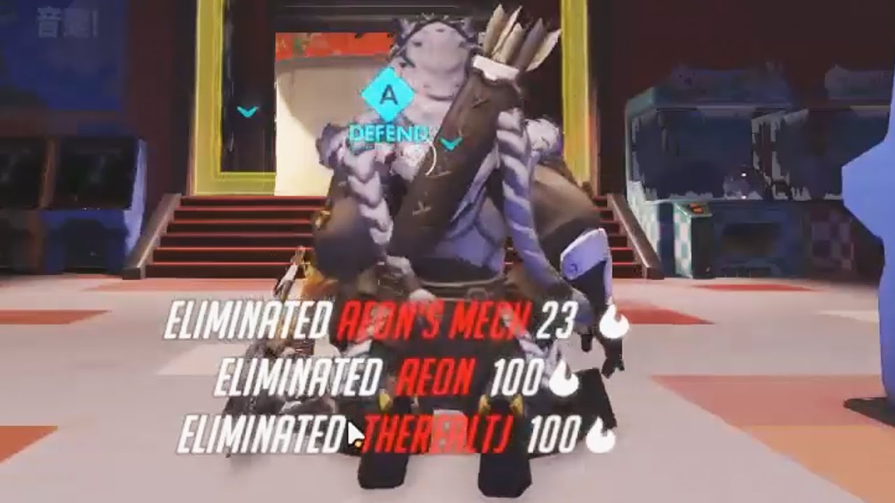 Overwatch Funny Moments 24 - AFK Hanzo Multi Kill