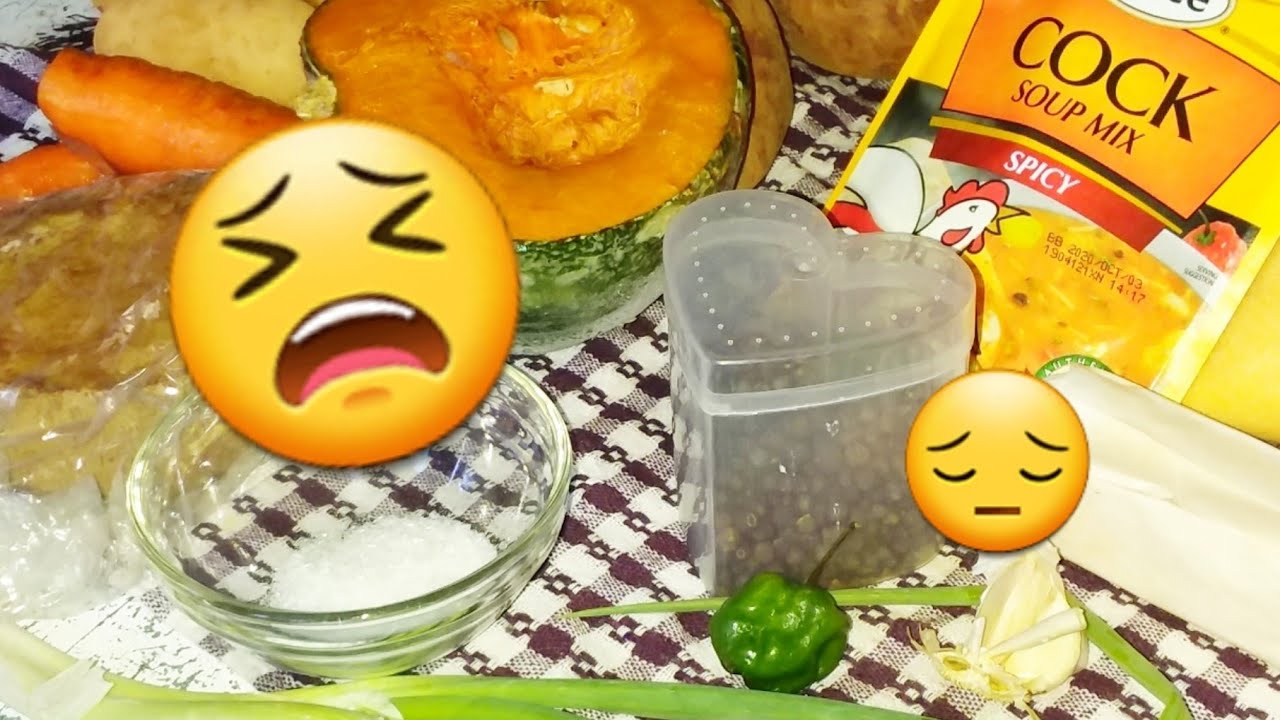 FIRST TIME COOKING SOUP *Fail* Jamaican Style//Shantell TT