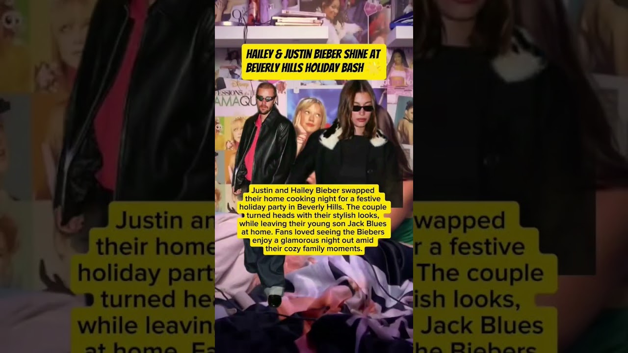 Hailey & Justin Bieber Shine at Beverly Hills Holiday Bash 🌟