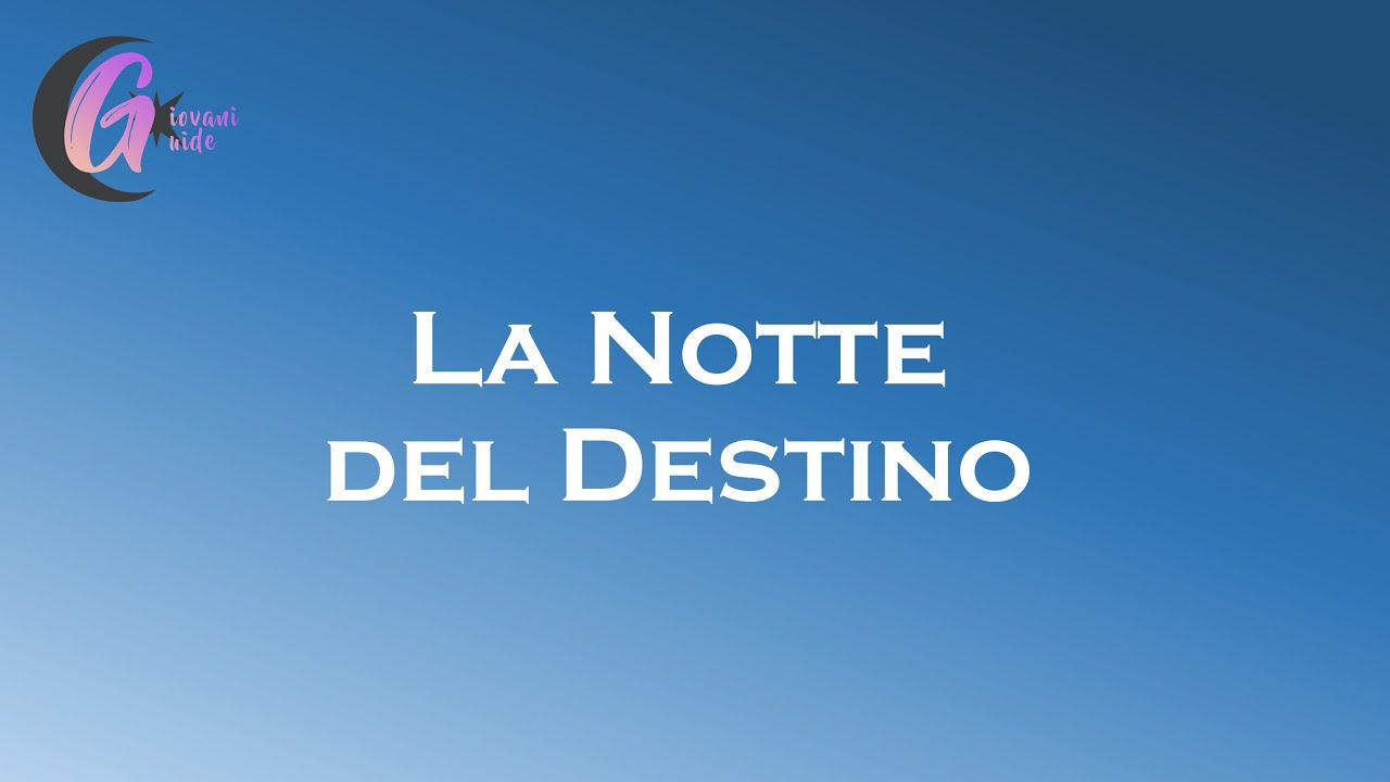 Ramadan | La Notte del Destino - Younes
