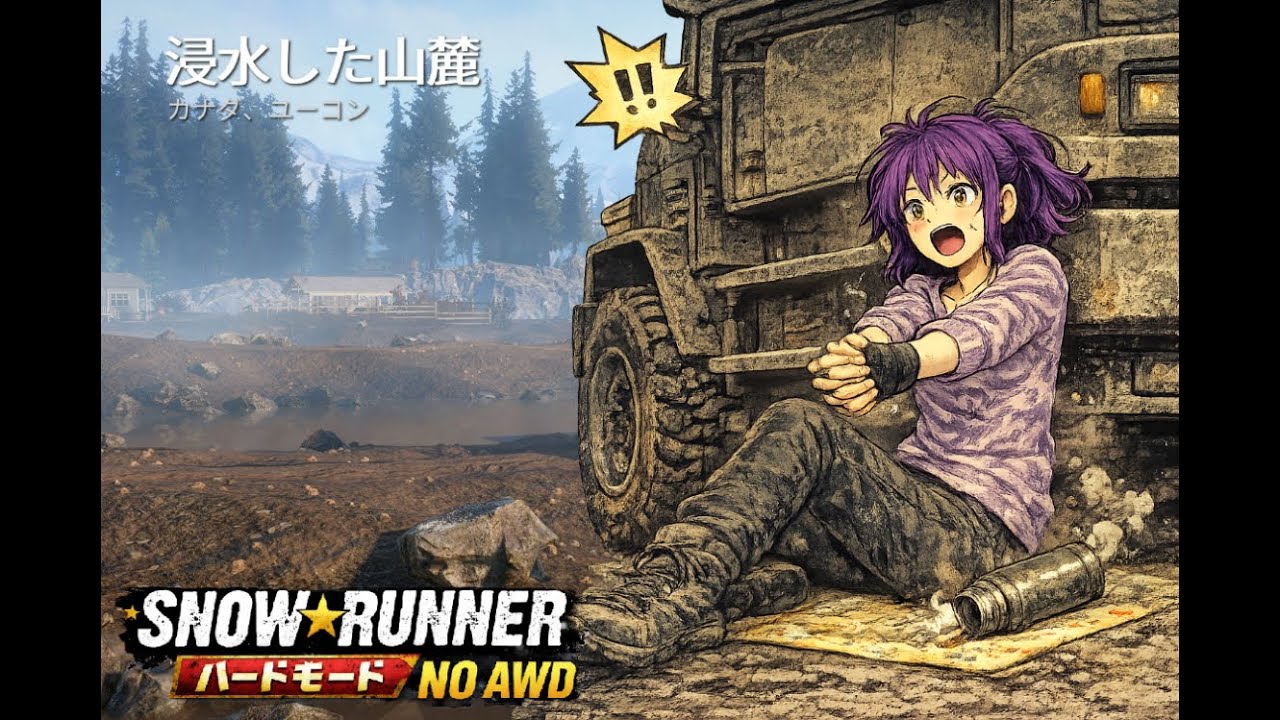 NoAWD『スノーランナー』 Yukon＃12 Hardmode(steam)　参加型？するなら覚悟は良いか？