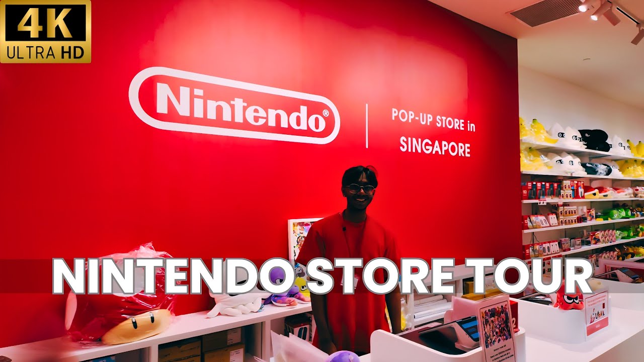 Nintendo Pop Up Store in Singapore Jewel Changi Airport - FULL Tour [4K]