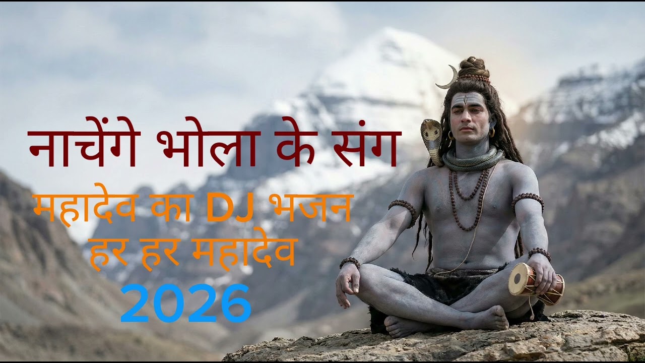 नाचेंगे भोला के संग 🔱|| DJ भजन 🎉🎉 || भजन 2026 || हर हर महादेव || #shivbhajan #bhajan #bhajan2026