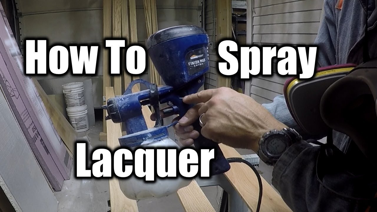 How To Spray Lacquer The Easy Way | THE HANDYMAN |