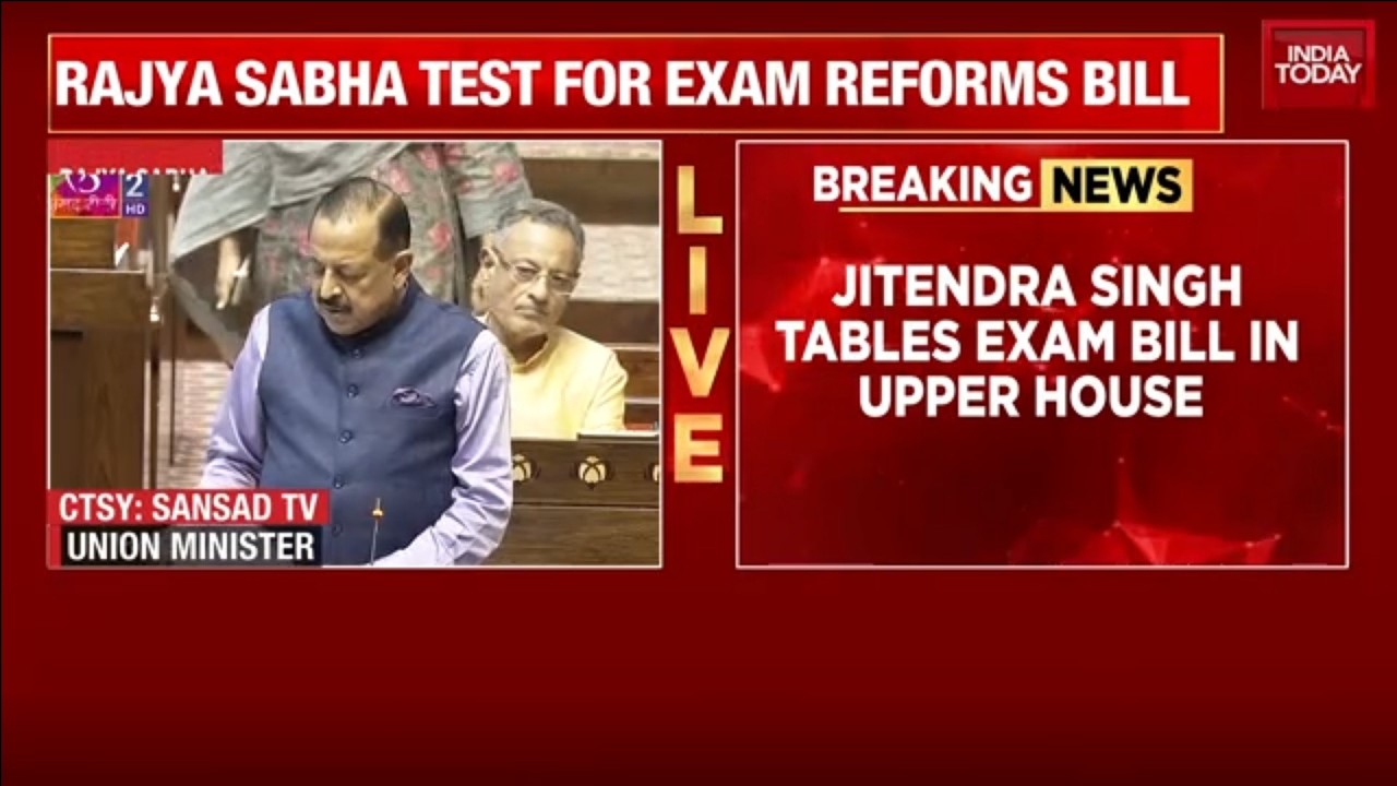 Anti-Paper Leak Bill Tabled In Rajya Sabha: Govt Seeks Tougher Law To Protect Students | Watch