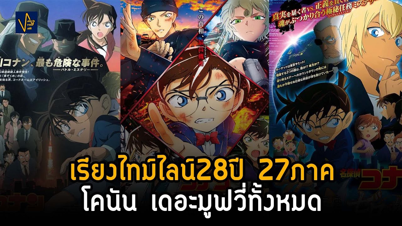 27 ภาคโคนันเดอะมูฟวี่ เนื้อเรื่องเป็นยังไง รายได้เท่าไร | ยอดนักสืบจิ๋วโคนัน