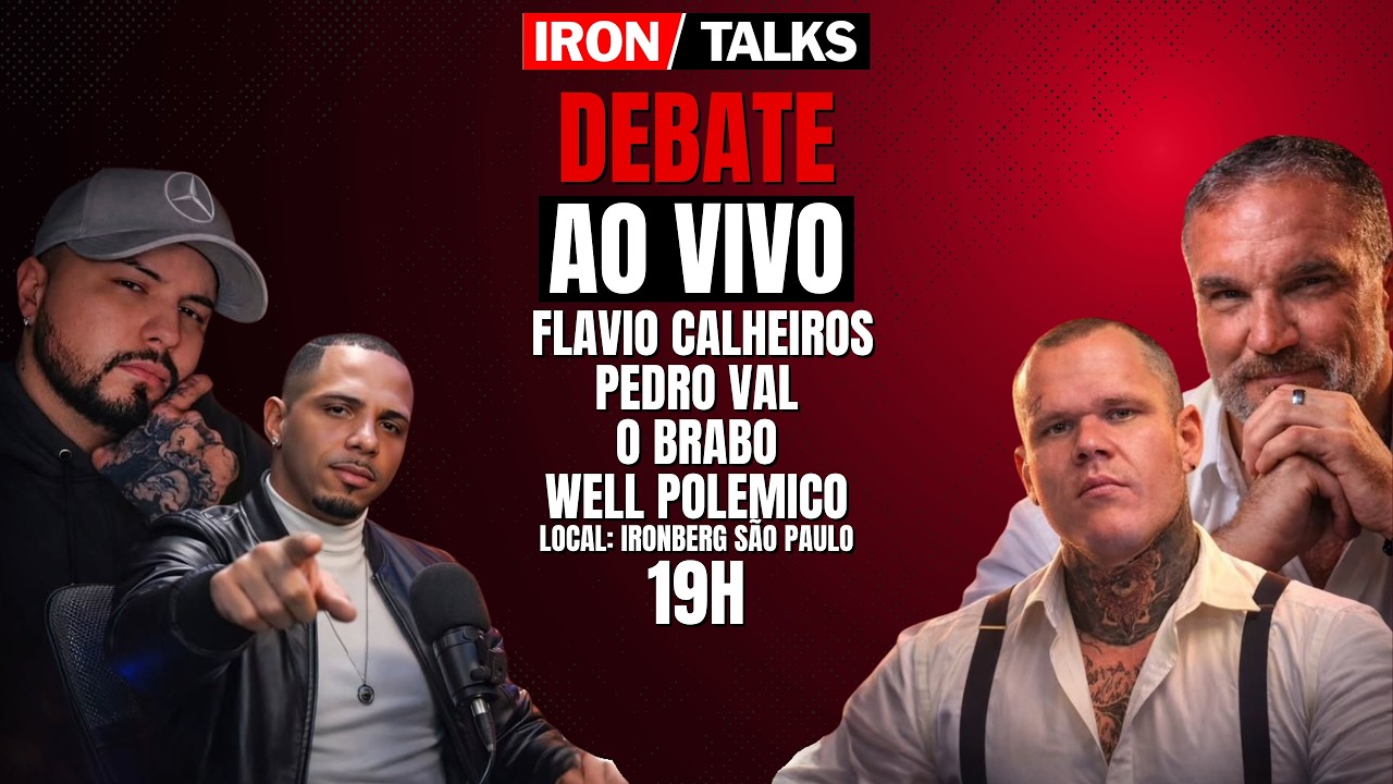 IronTalks ao vivo com Flavio Calheiros, Pedro Val, 