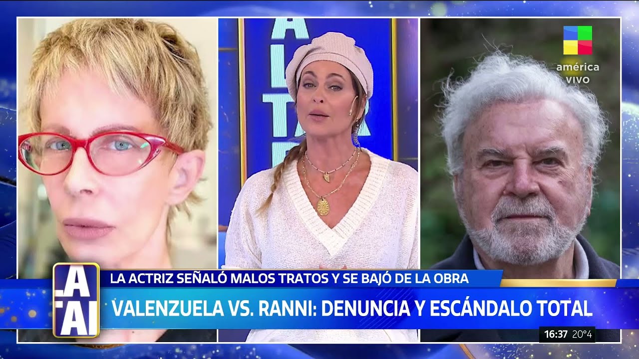 🔴 MARÍA VALENZUELA DENUNCIÓ A RODOLFO RANNI POR MALOS TRATOS