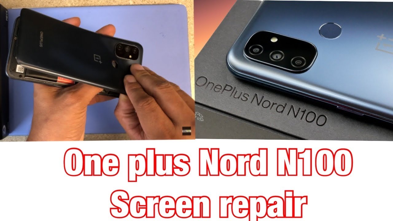 One Plus - Nord N100 - Как починить - Стекло ЖК-дисплея - Аккумулятор - Порт зарядки