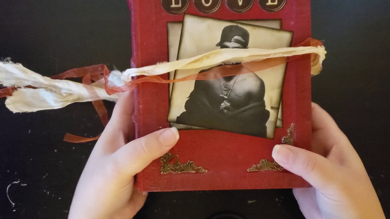 Junk journal flip-through:  Tupac & I love Lucy
