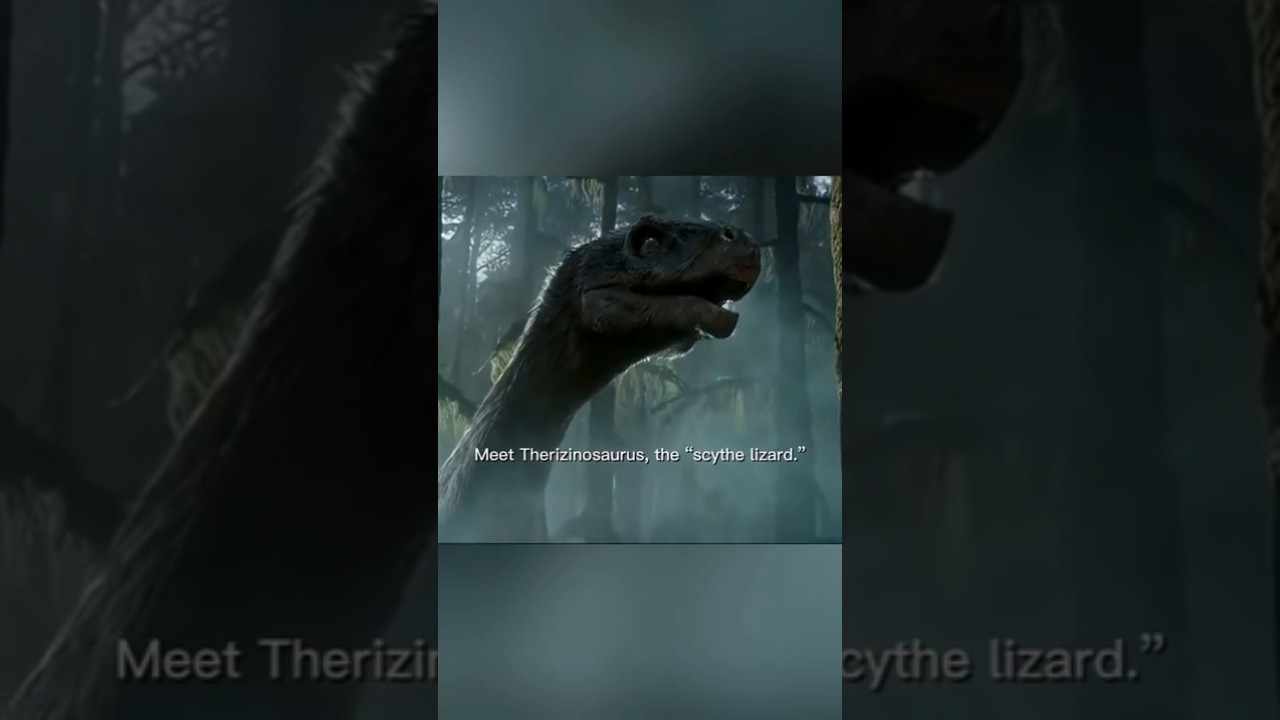 Therizinosaurus | The Strangest Dinosaur with Deadly Claws #therizinosaurus #jurassicworld