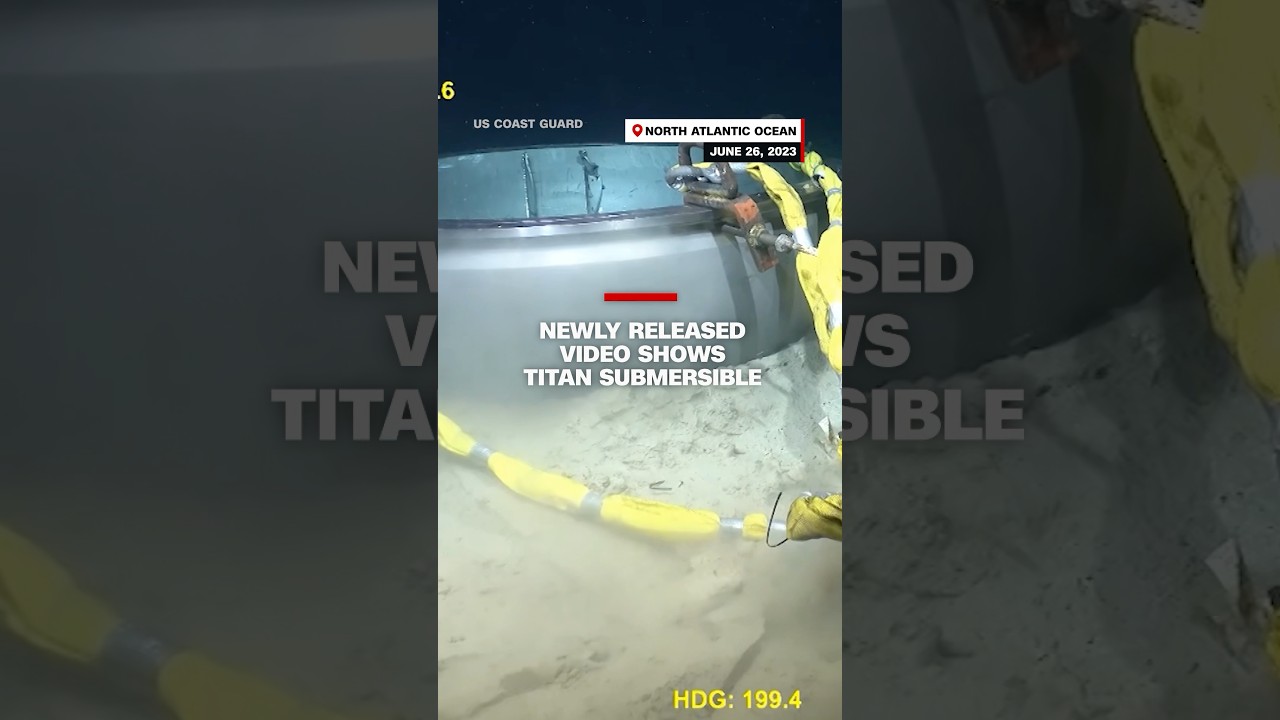 Newly released video shows Titan submersible