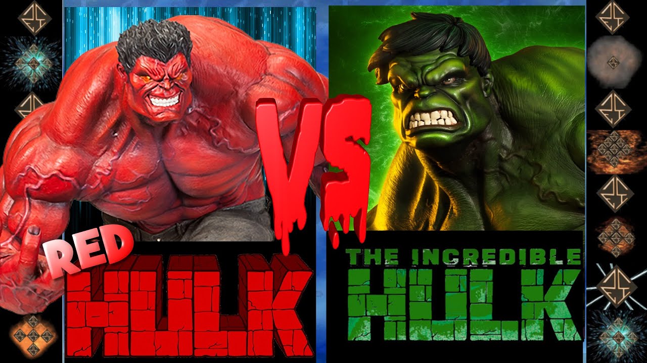 Red Hulk (Marvel Comics) vs Incredible Hulk (Marvel Comics) - Ultimate Mugen Fight 2016