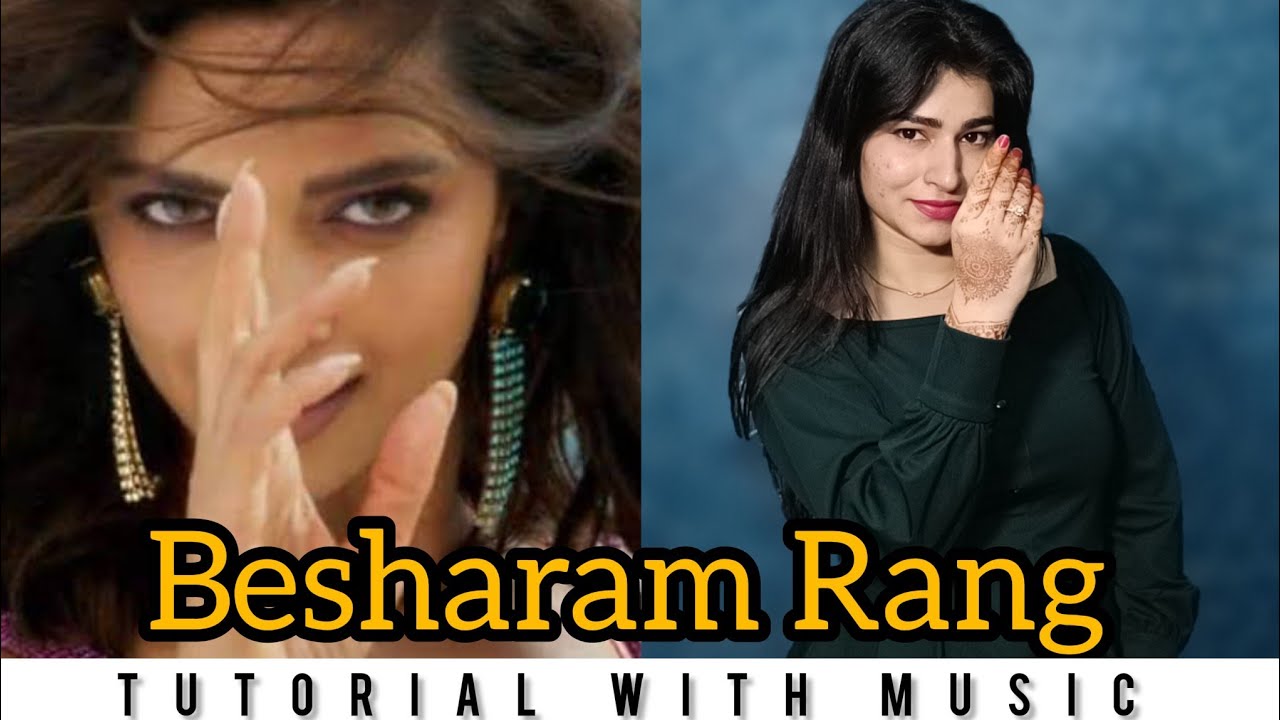 Besharam Rang 🔥TUTORIAL with Music | SAME STEPS | Deepika | Step by Step dance on Besharam Rang