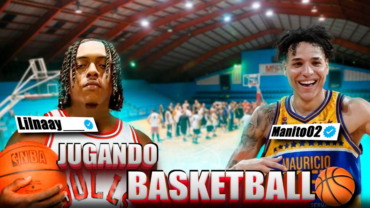 JUGANDO BASKETBALL CON LIL NAAY💫MANITO💫RANDY💫JONATAN BELLO💫OPV💫NBA BANDIDA😂🕷️👹