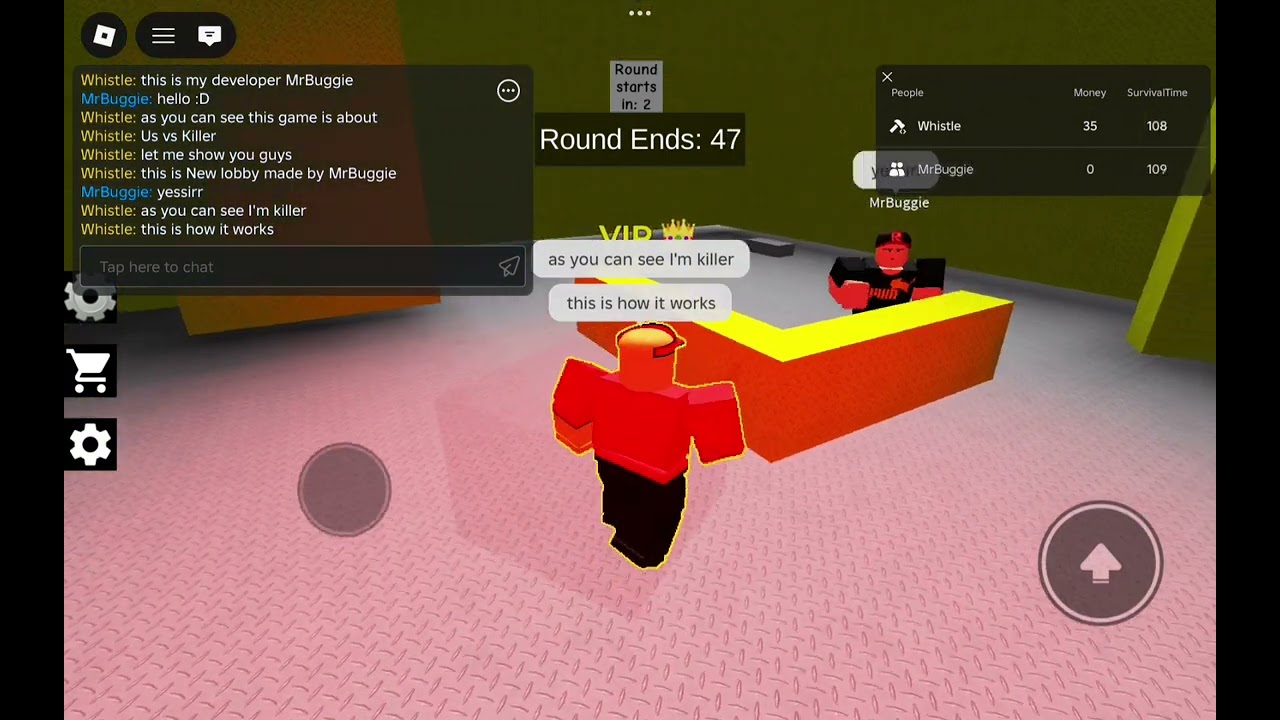 My game that I made on studio lite | Us VS Killer