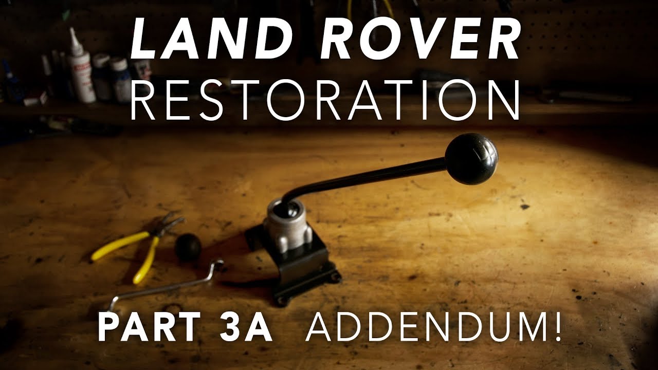 Land Rover Restoration Part 3A - Gearbox Addendum
