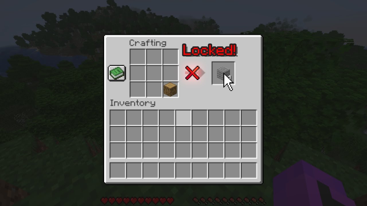 I Beat Minecraft Without Crafting Any Item Twice