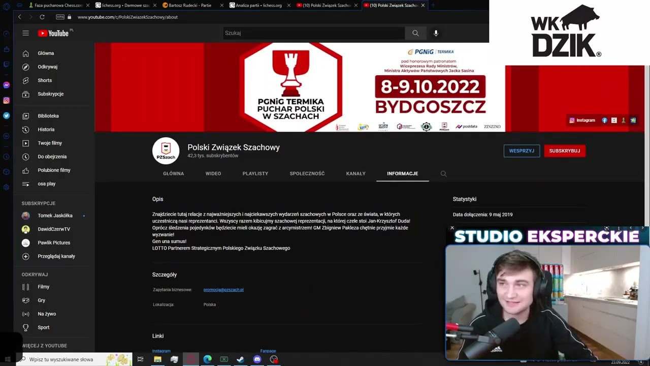 23 wrzesnia, kret gada o pzszach