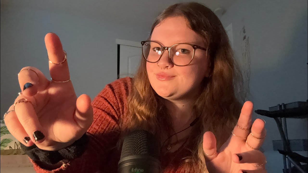 ASMR | ring sounds, mouth sounds, rambles & visuals ✮ welcome to ASMR Advent - Day 1!!! 