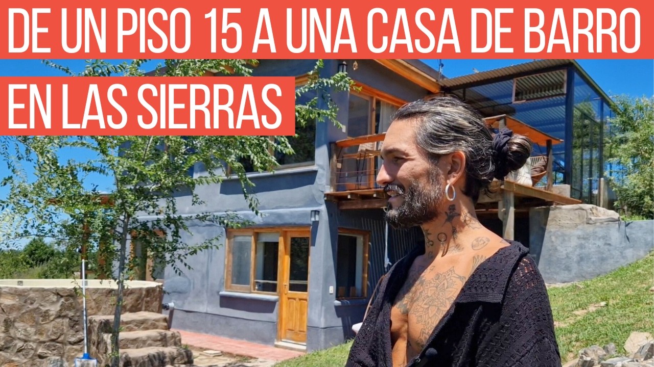 Vivía en el Conurbano de BS.AS., trabajó en la noche, y hoy elige la calma de las sierras de Córdoba