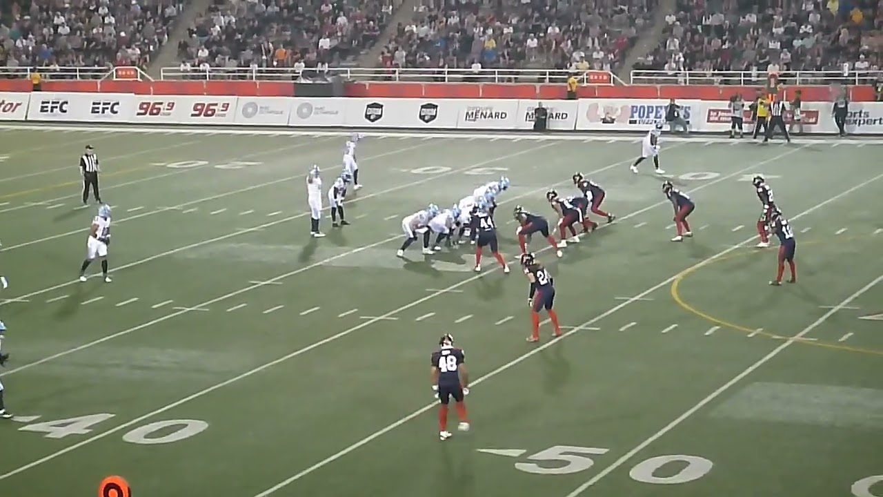 Montreal Alouettes DL Lwal Uguak sacks Toronto Argonauts QB Nick Arbuckle 6/6/25
