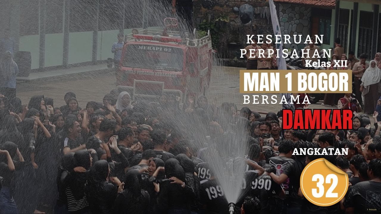 TAK PERLU MEWAH | KESERUAN PERPISAHAN kelas XII TAHUN 2025 MAN 1 BOGOR DENGAN DAMKAR
