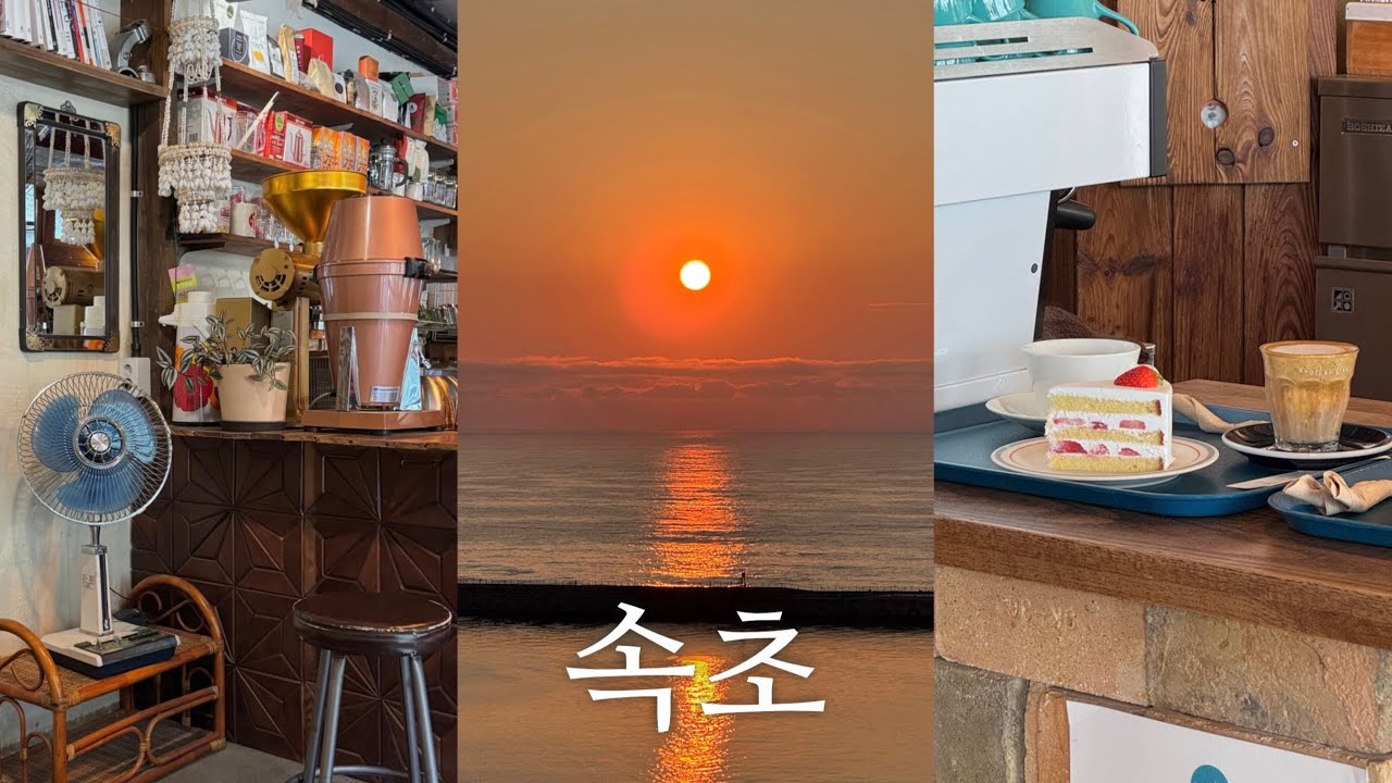 눈 뜨자마자 계속 먹고 마시고 또 먹는 속초 여행 vlog💦| n번째 또간 속초 찐맛집들, 존맛 커피 카페, 속초 술집, 속초 소금빵, 디저트, 시장 맛집 추천