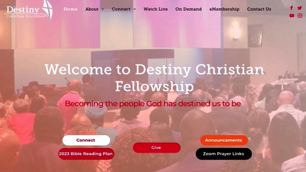 Destiny Christian Fellowship Sunday Morning Service