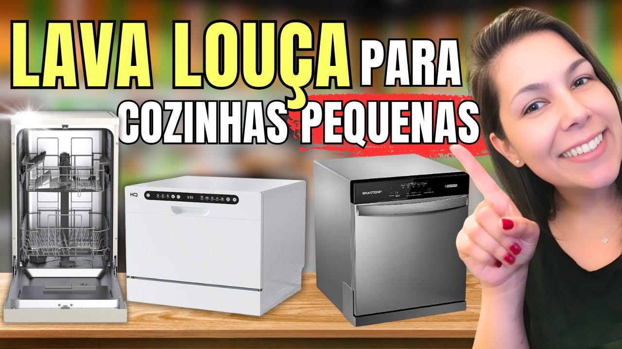 TOP 6 lava louças pequenas: melhores lava louças compactas, lava louças de bancada 2026