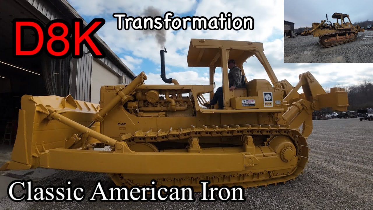 Big D8K Cat dozer major transformation refurbish overhaul @C&C Equipment