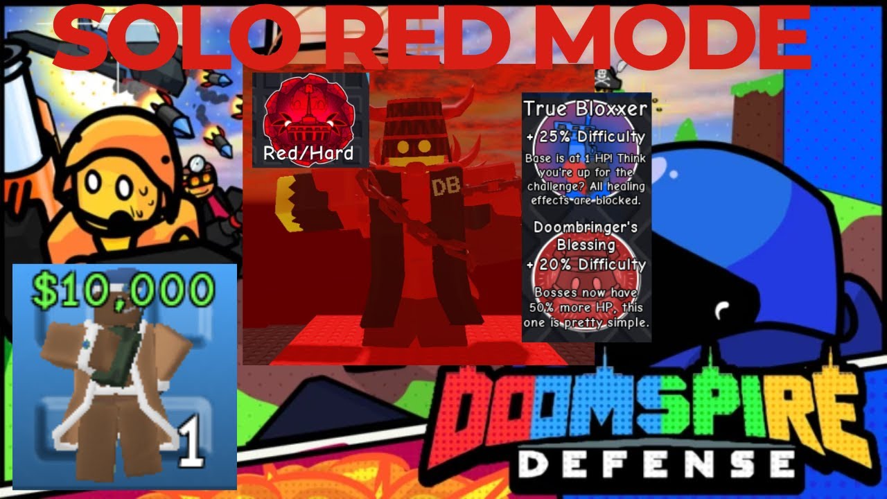 Doomspire Defense | Solo RED Mode