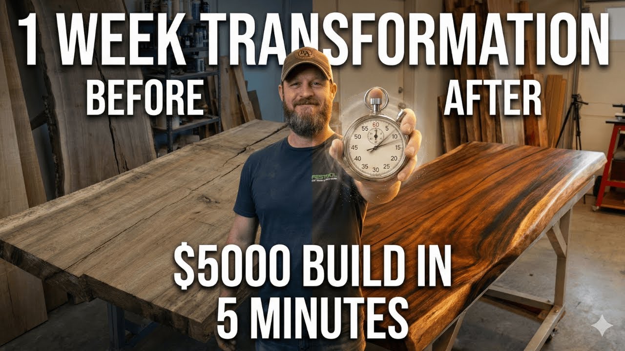 WATCH THIS EXOTIC WOOD GET TRANSFORMED IN MINUTES