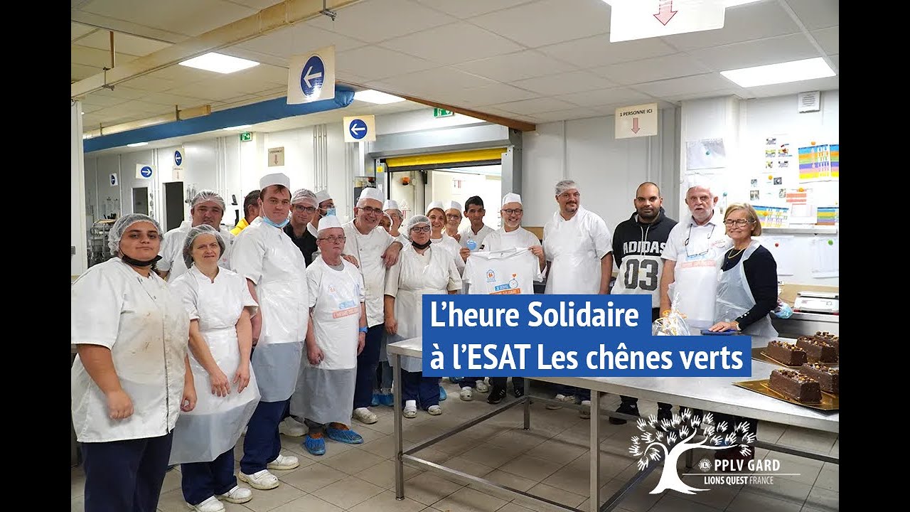 L'heure solidaire à l'ESAT Les chênes verts avec Habitat et Humanisme