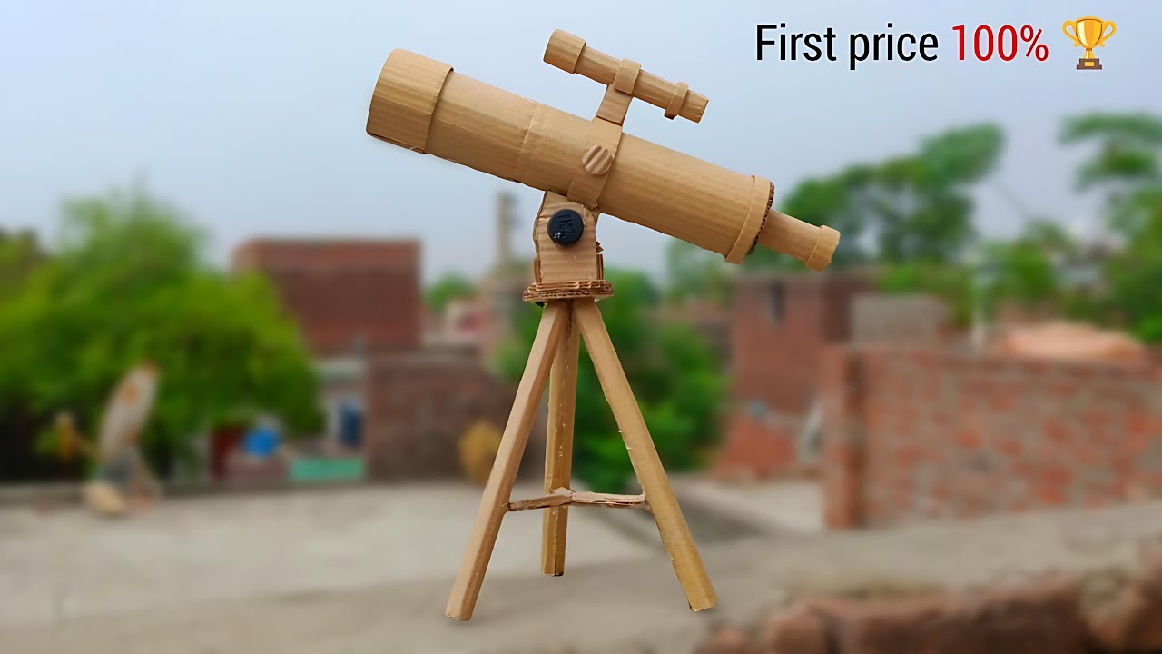 How To Make Telescope from Cardboard