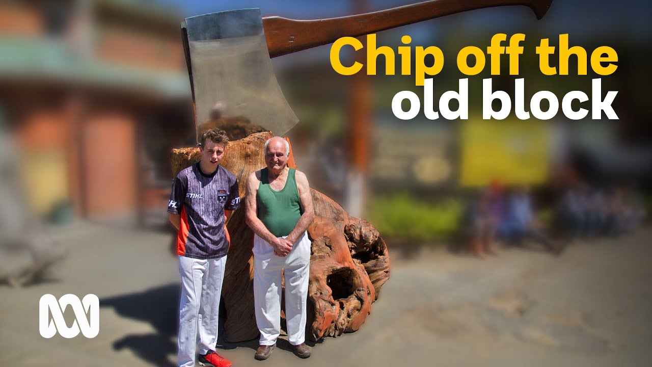 Tasmanian wood chopping family 🪓 | Back Roads | ABC Australia