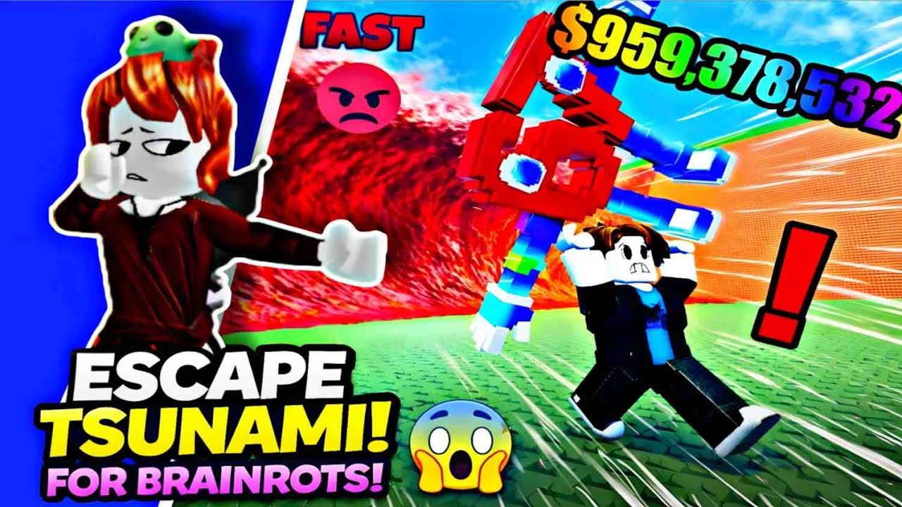Brainrot Tsunami !! 🤩 Playing With Subs!! 🥳 #robloxlive #brainrot