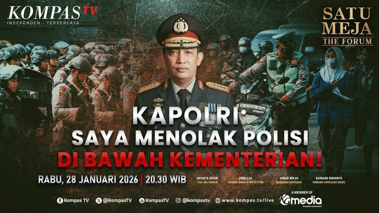 [FULL] Kapolri Tolak Polisi di Bawah Kementerian, Mengapa? | SATU MEJA