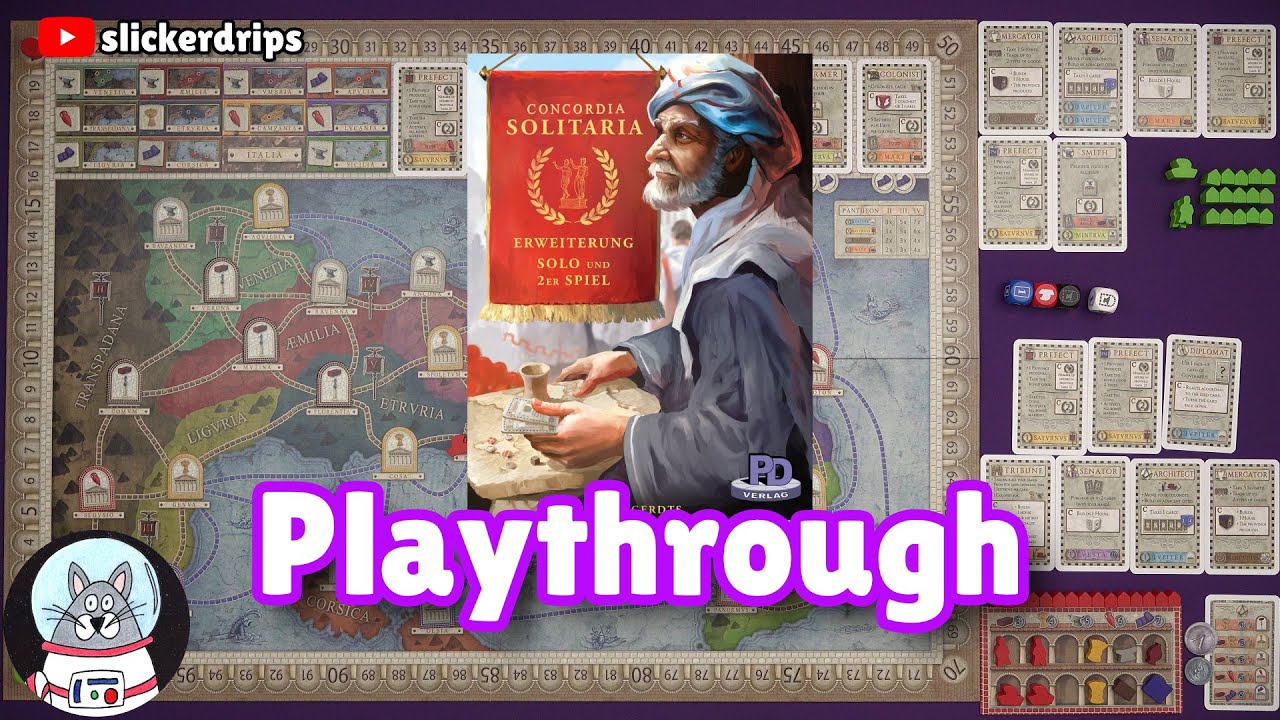 Concordia Solitaria - Solo Playthrough