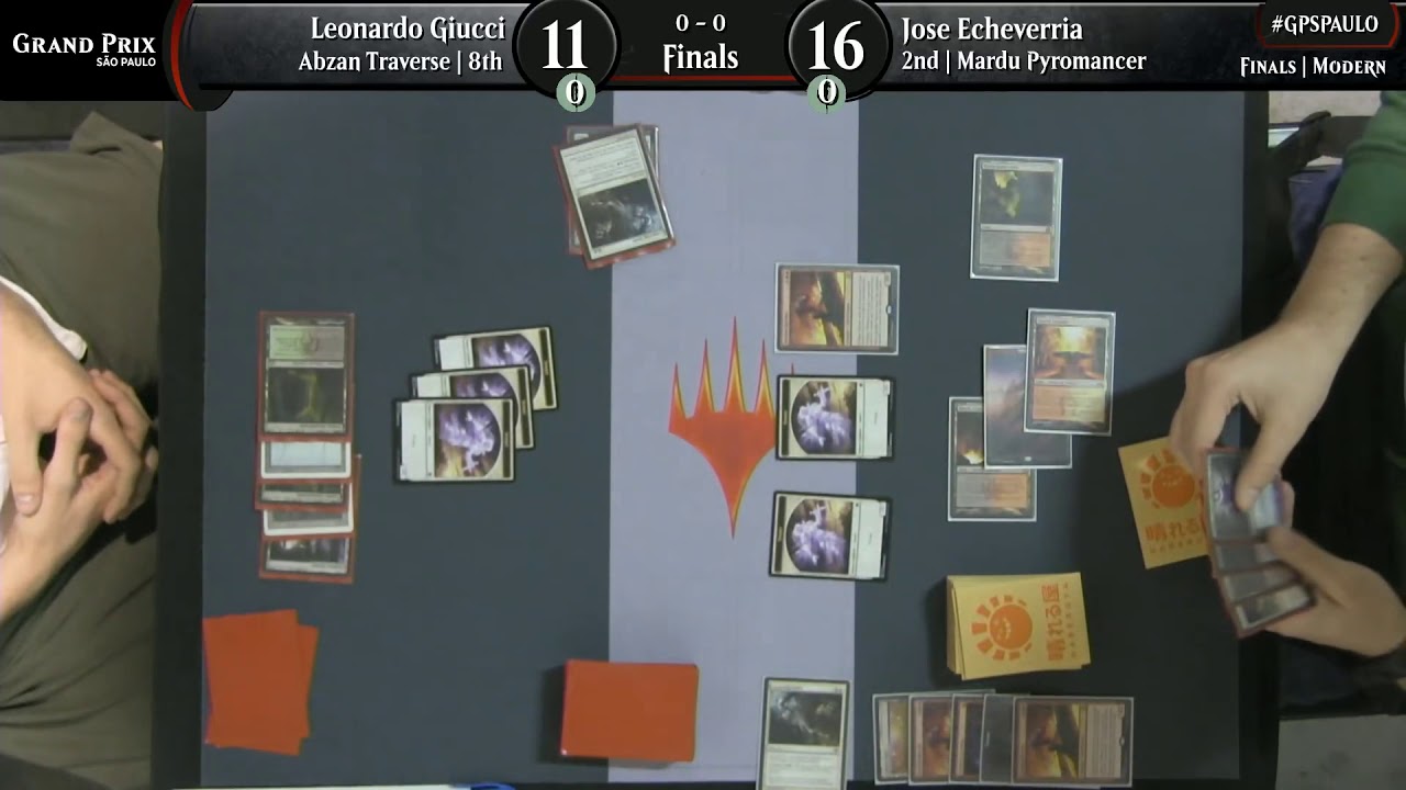 finale modern Grand Prix São Paulo 2018 commentata ita magic the gathering