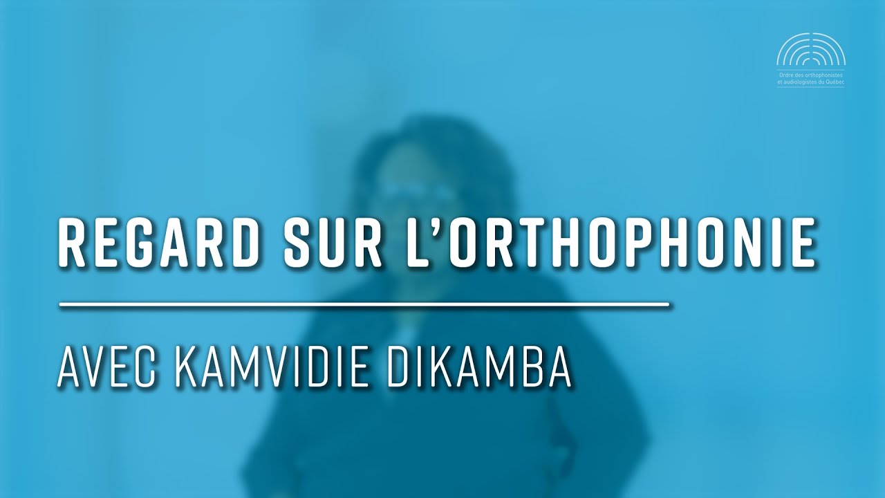 Témoignage de Kamvidie Dikamba (Orthophoniste) pour les 70 ans de l'Ordre