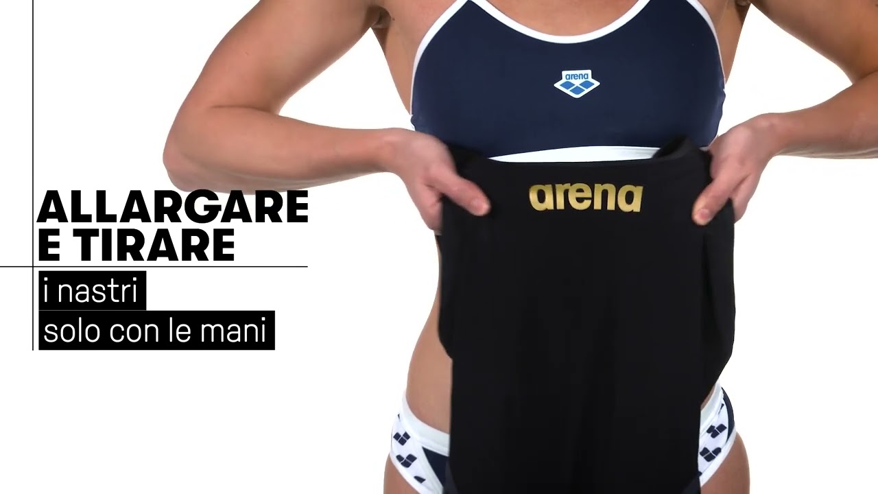 Come indossare il costume da gara arena Powerskin Carbon (donna)