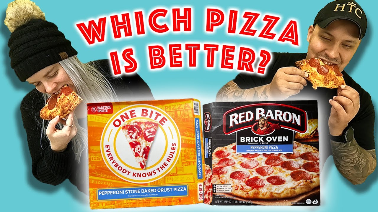 Pizza Review: Dave Portnoy’s One Bite Pizza Vs Red Baron’s Pepperoni Pizza