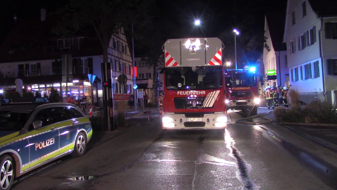🚨🚒🚑🚓 Brand Echterdingen 10.10.2020
