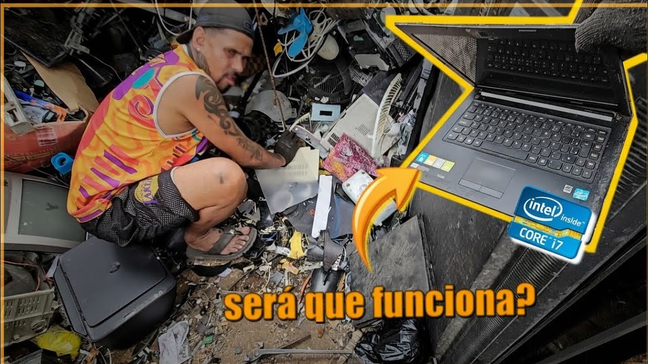 Achei um Notebook No Ferro Velho