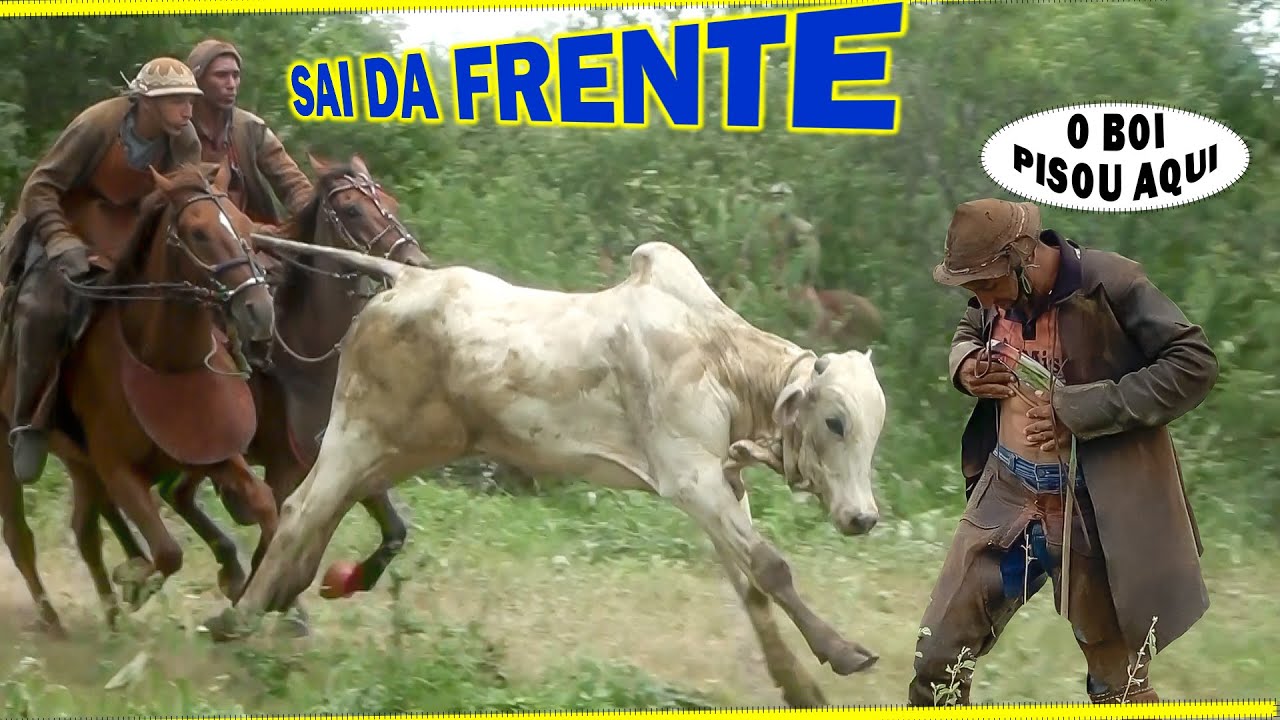 Não dá tempo nem bater a poeira - Pega de Boi - Sítio Chapada - PARTE 03