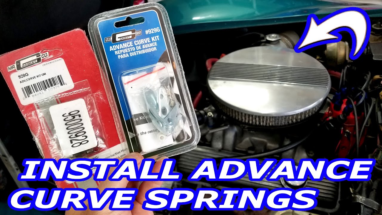 eASY INSTALL DISTRIBUTOR ADVANCE CURVE SPRINGS in my 1970 CORVETTE