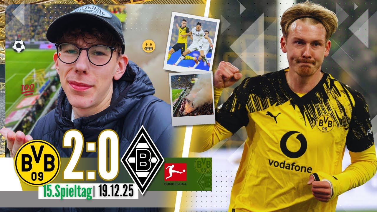 Dortmund vs. Gladbach StadionVlog😱Fohlen verlieren das letzte Spiel des Jahres beim BVB⚽️🔥
