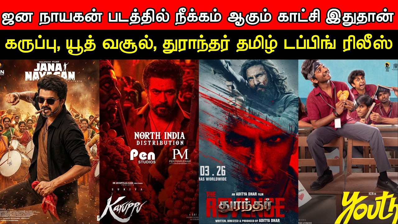 Film Talk | Jana Nayagan Latest News, Karuppu, Youth Day 1 Boxoffice, Dhurandhar 2 Tamil Dubbing